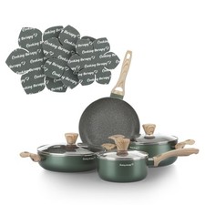 KASANOVA Batteria pentole antiaderenti per induzione 10 pezzi Cooking Therapy