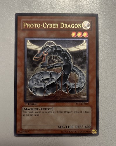Yugioh proto cyber drago - yugioh,