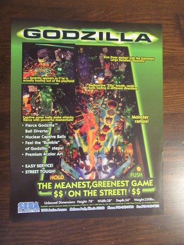 Flyer pubblicità flipper sega - flyer-pubblicità,