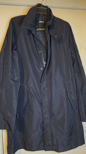 Aspesi cappotto uomo blu - aspesi,