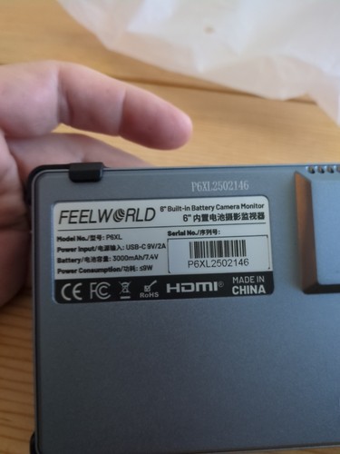Feelworld p6xl monitor video - feelworld,