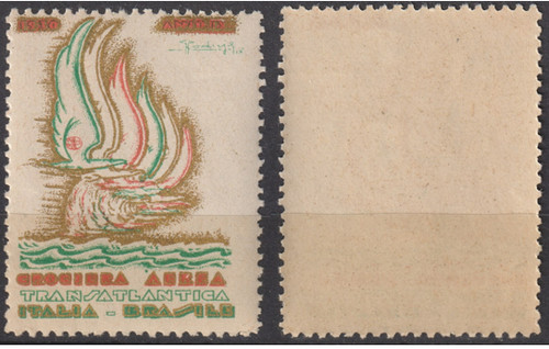 Erinnofilo 1930 crociera aerea - crociera,