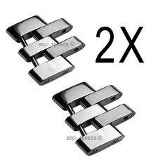 2x CRONOMAT ORIGINALE BREITLING EVOLUTION 20MM LUCIDO SINISTRO A13356 357A / 372A