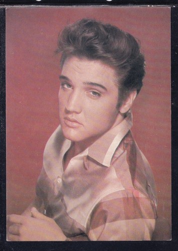 Cartolina cantante elvis - cartolina,
