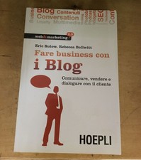 LIBRO FARE BUSINESS CON I BLOG BUTOW BOLLWITT HOEPLI COMPUTER Come Nuovo!  