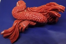 drago corallo momo: corallo intagliato fatto a mano, corallo rosso momo CORAIL corallo rosso