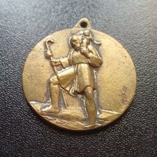 Vecchia Medaglia Aquila Solitaria Bronzo Mm 35 Buona Conservazione Lotto 1484