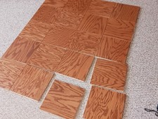 9 x 9 inch Red Oak Parquet