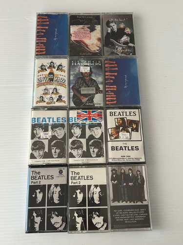 Beatles solo cassettes - 12,
