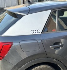 2 Adesivi per Audi logo anelli