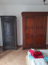 Coppia di armadi d'epoca fine 800