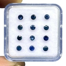 12 Pièces Saphir Naturel Sri