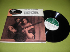 Barna Kovats - Guitare Classique - Bach - Giulliani - Mozzani 1958 Erato 10" LP