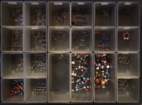 Lotto stock piercing pezzi - lotto, 50