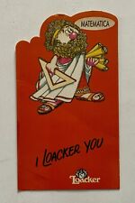 Segnalibro Pubblicitario LOACKER - Matematica - Vintage