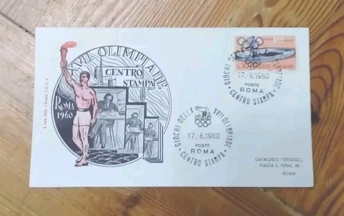 Fdc olimpiadi 1960 roma - fdc,