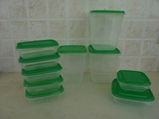 SET 10 CONTENITORI IN PLASTICA