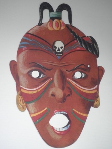 Maschera carnevale vintage - maschera,