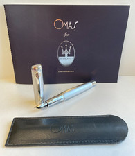 PENNA STILOGRAFICA OMAS MASERATI ARGENTO 925 FOUNTAIN PEN EDIZIONE LIMITATA