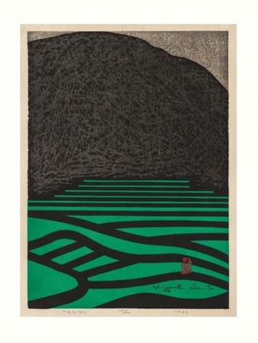 Stampa kiyoshi saito tanbo - stampa,
