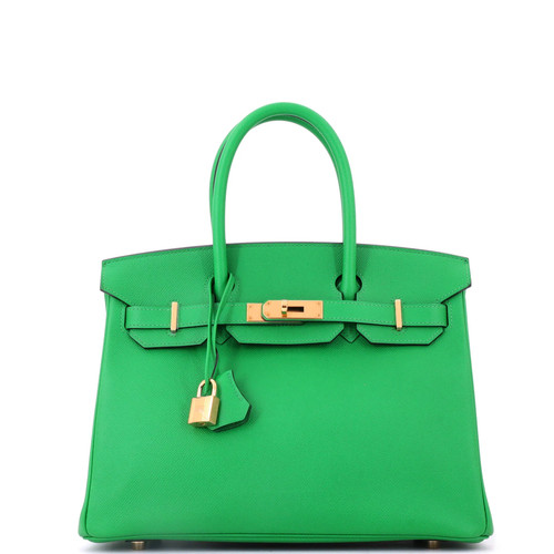 Hermes birkin handbag green - birkin,