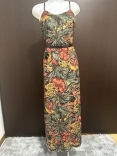 Vestito Lungo Donna Floreale Multicolore in Velluto - Taglia L