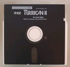 Rainbow Arts Turrican II Commodore 64 Disco 1991 The Finale Fight