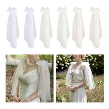 2 veli da sposa per spalle