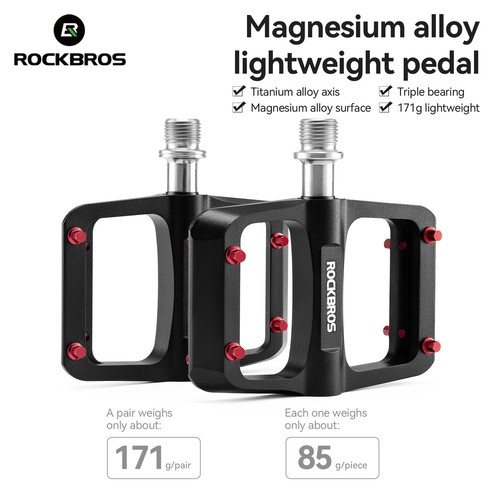 Rockbros pedali bici lega - rockbros,