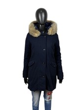 Woolrich Parka Blu in lana