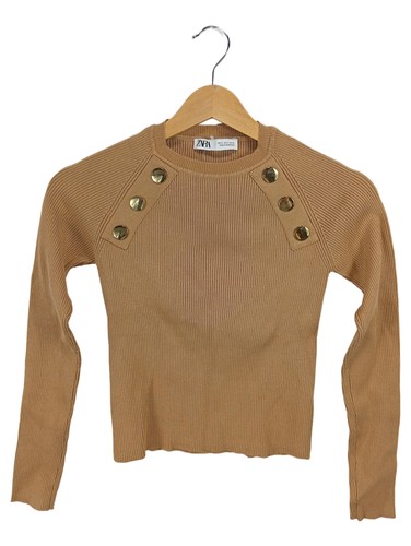 Zara maglione donna beige - zara,