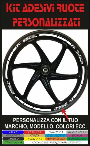 Kit adesivi ruote moto - kit,