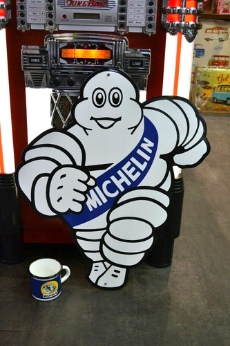 Plaque émaillée michelin - émaillée,