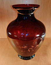 vaso vetro colorato  con