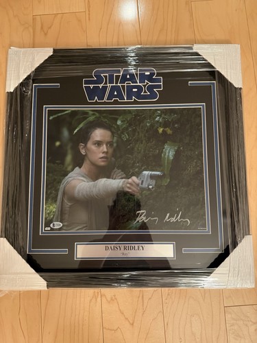 Foto firmata daisy ridley star - firmata,