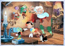 Puzzle Pinocchio Walt Disney 24 pezzi grandi - Vintage raro