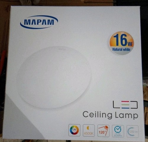 Plafoniera led rotondo da - led, 16