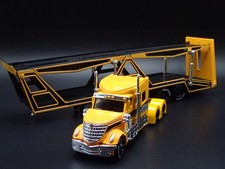 INTERNATIONAL Lonestar & Auto Camion Hauler Rimorchio 1:64 Scala Modellino