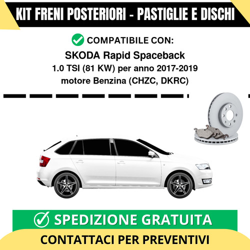 Kit freni posteriori - posteriori, skoda