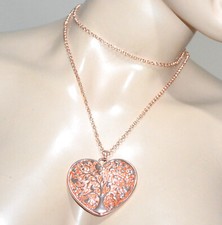 Collana lunga donna oro rosa