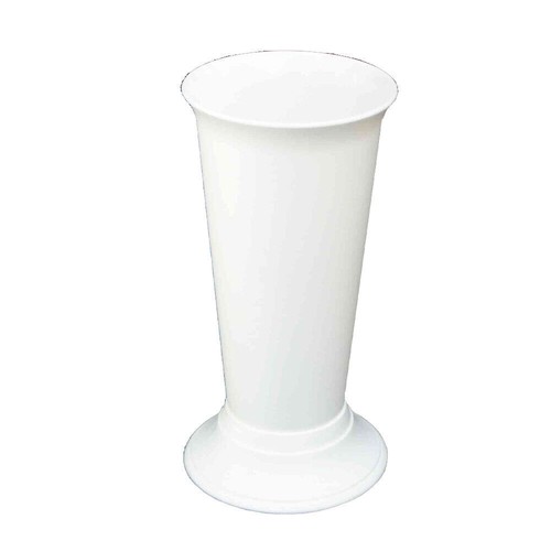 Portafiori plastica bianco - in,
