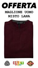 Maglione uomo Invernale Girocollo Lana Cashmere Maglioncino Casual Basic