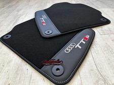 KIT TAPPETINI ANTERIORI VELLUTO INSERTO IN PELLE AUDI TT-S/RS  PERSONALIZZABILI