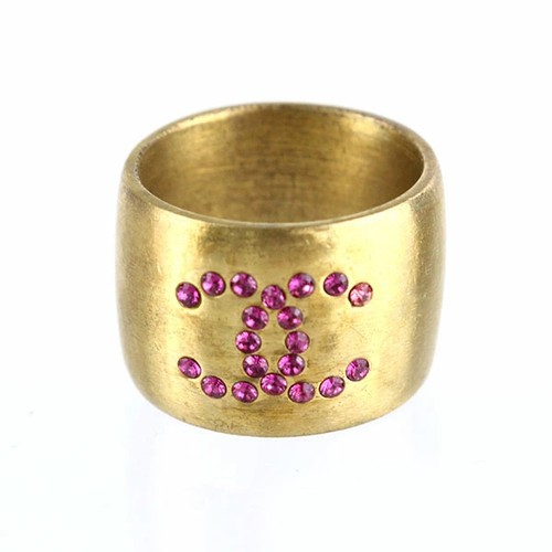 Anello fascia chanel logo - a,