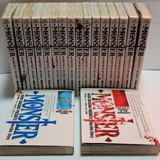 Set Completo Monster Vol.1-18 Manga Fumetto Urasawa Naoki Libro Giapponese Usato