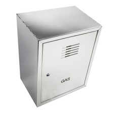 Cassetta gas H 50 x L 30 x P 30cm cassonetto contenitore inox per contatore