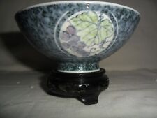 Ciotola porcellana Cinese marchiato dipinto a mano arte Orientale vintage XX sec