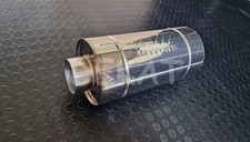 SILENZIATORE AUTO TONDO UNIVERSALE CENTRALE ACCIAIO INOX DIAMETRO Ø 76 MM L. 380