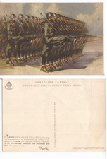 STORIA POSTALE CARTOLINA UFFICIO STORICO DELLA MILIZIA MUSSOLINI PROPAGANDA FG