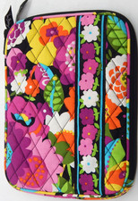 Vera Bradley Va Va Bloom Trapuntato Floreale Trapuntato E-Reader Tech Tablet Sleeve